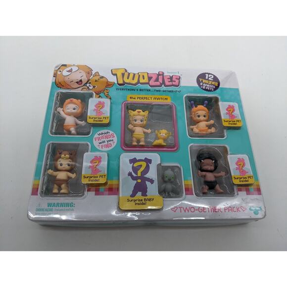 Twozies S1 Party Pack 6 Babies and 6 Pets - Picture 1 of 2